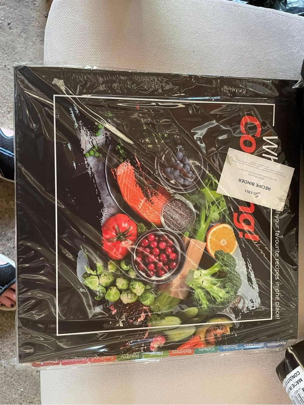 Cookery Hardcover Recipe Collection - Colorful Vegetable Cover